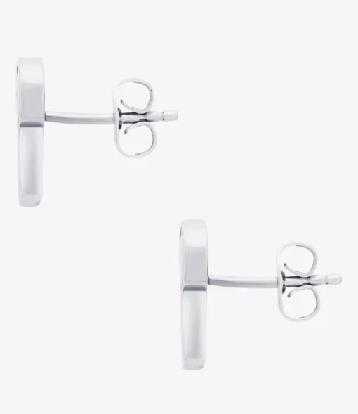 Clef stud earrings