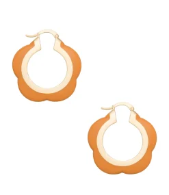 Rose earrings
