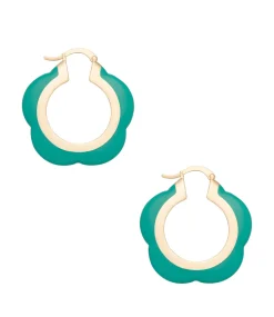 Rose earrings