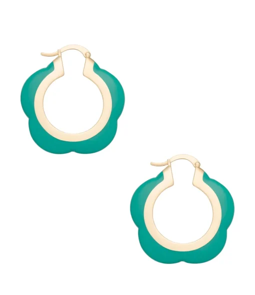 Rose earrings