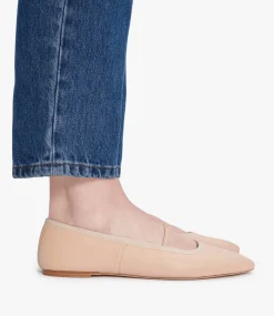Swan ballet flats