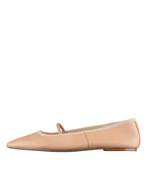 Swan ballet flats