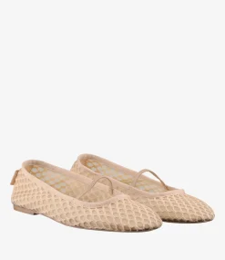 Swan ballet flats