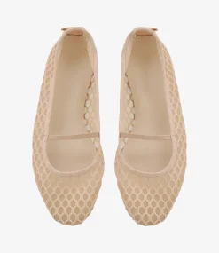 Swan ballet flats