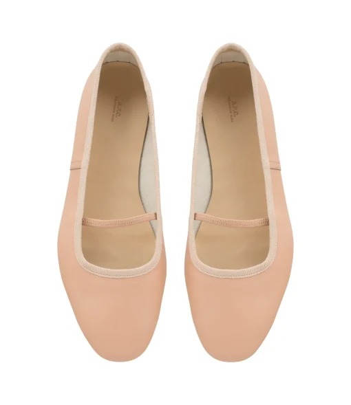 Swan ballet flats