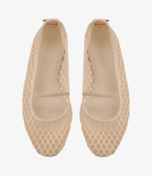 Swan ballet flats